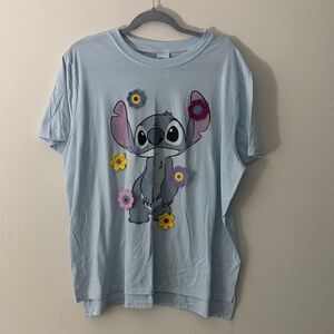 Light Blue Kids Cartoon Character Tee